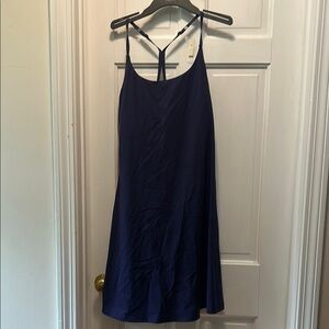 HALARA Navy Blue Strappy Dress
